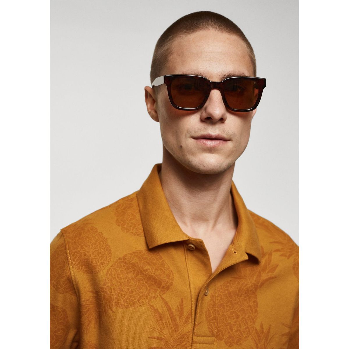 MANGO - Polo 100% Algodón Hombre Mango