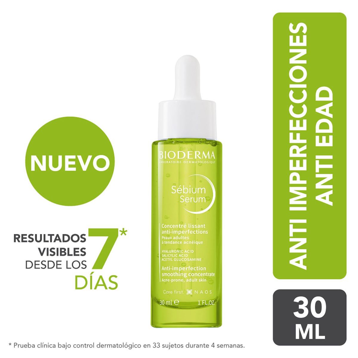 BIODERMA - Serum Sébium Para Piel Grasa 30ml Bioderma