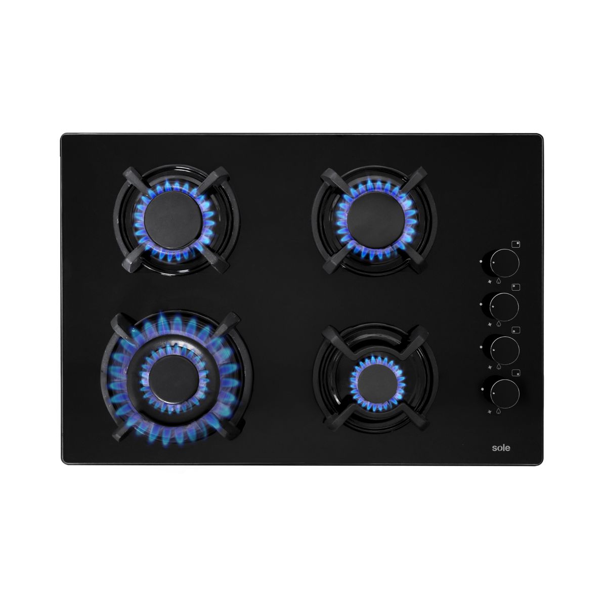 SOLE - Encimera Sole Vidrio Templado 65 Cm