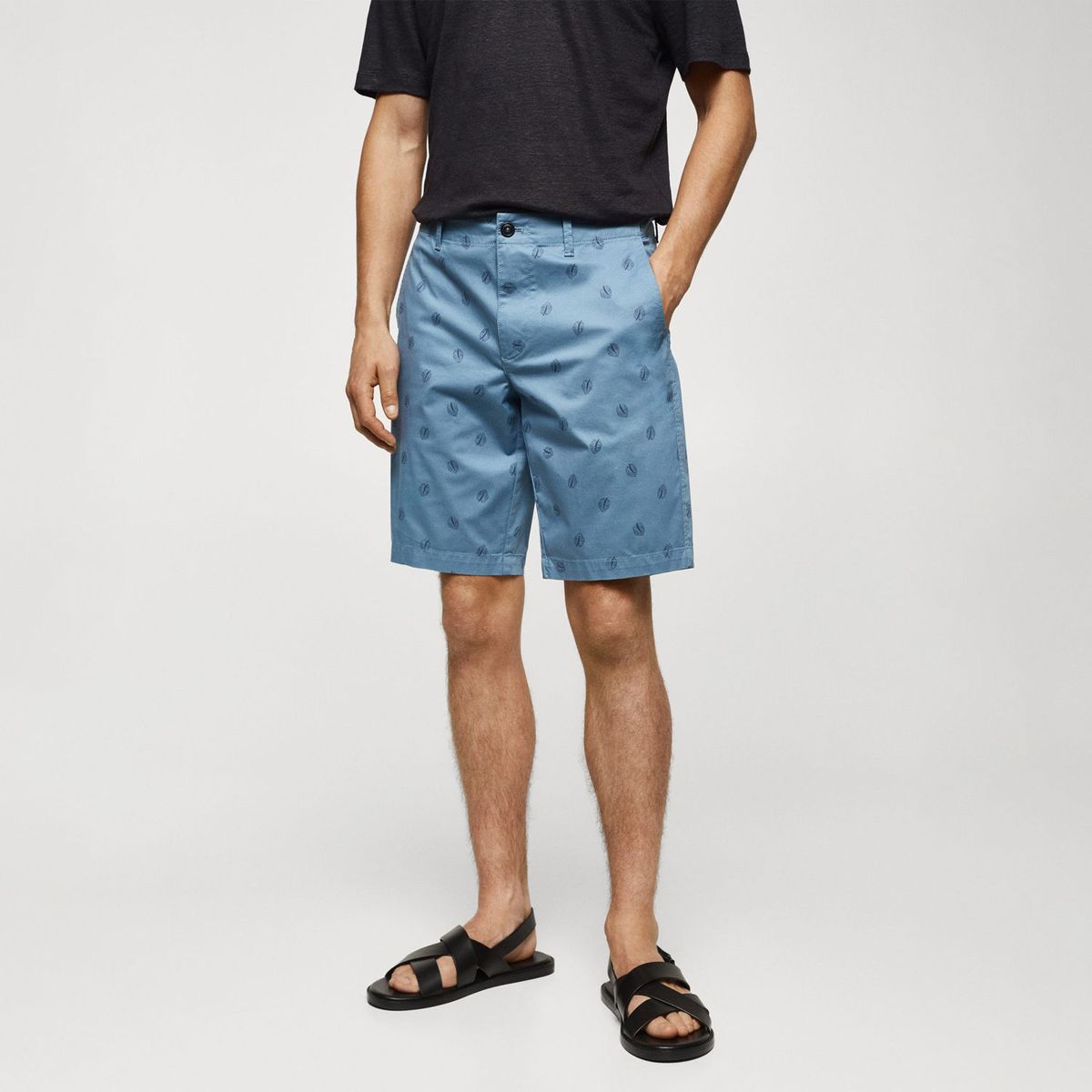 MANGO - Short Algodón Hombre Mango