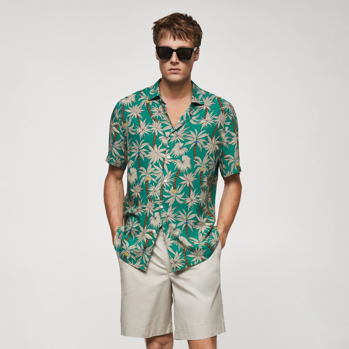 MANGO - Camisa Casual Hombre Mango