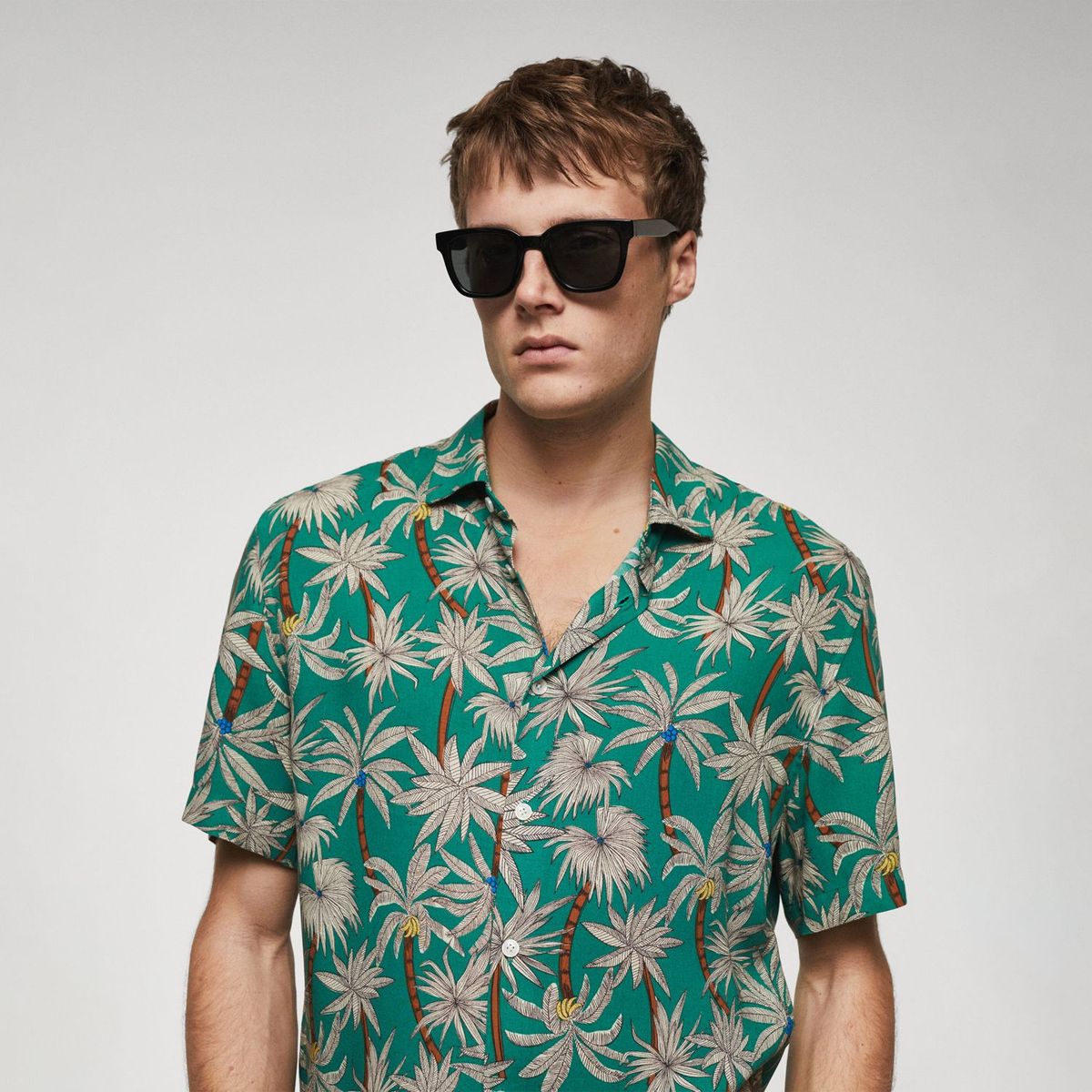 MANGO - Camisa Casual Hombre Mango