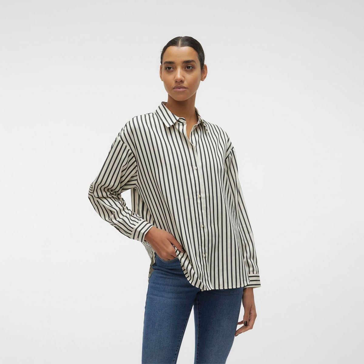 VERO MODA - Camisa 100% Algodón Mujer Vero Moda