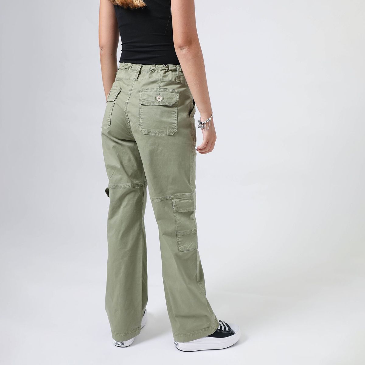 AMERICAN ABBEY - Pantalón Cargo Algodón Mujer American Abbey