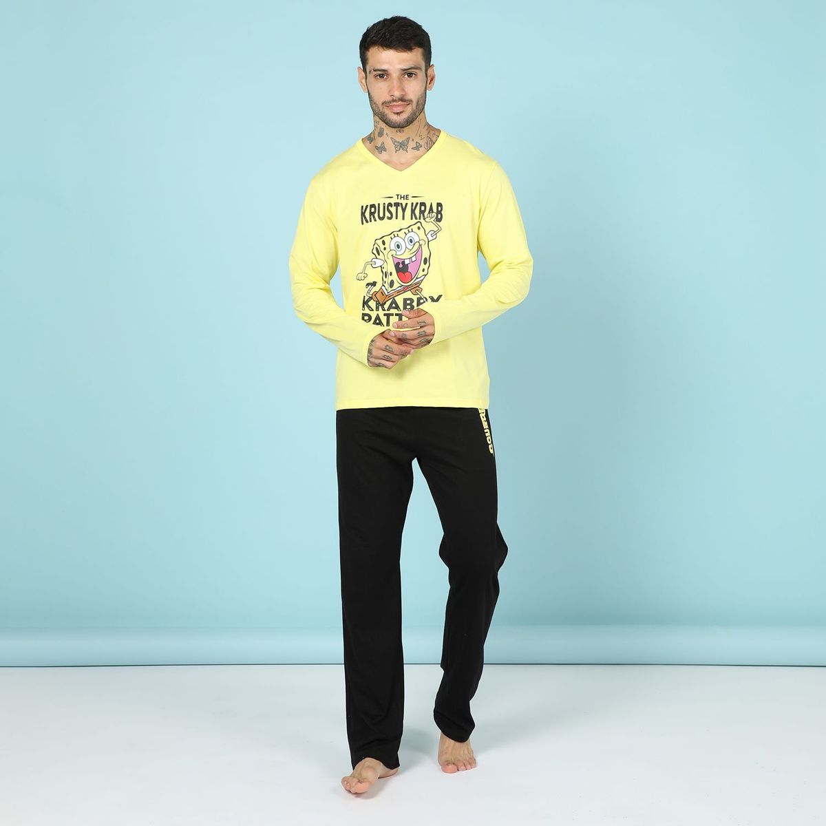 BEARCLIFF - Pijama 100% Algodón Hombre Bearcliff