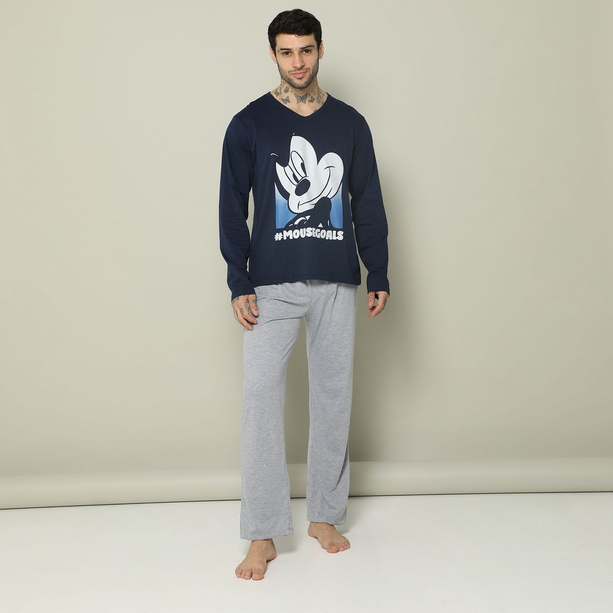 BEARCLIFF - Pijama 100% Algodón Hombre Bearcliff