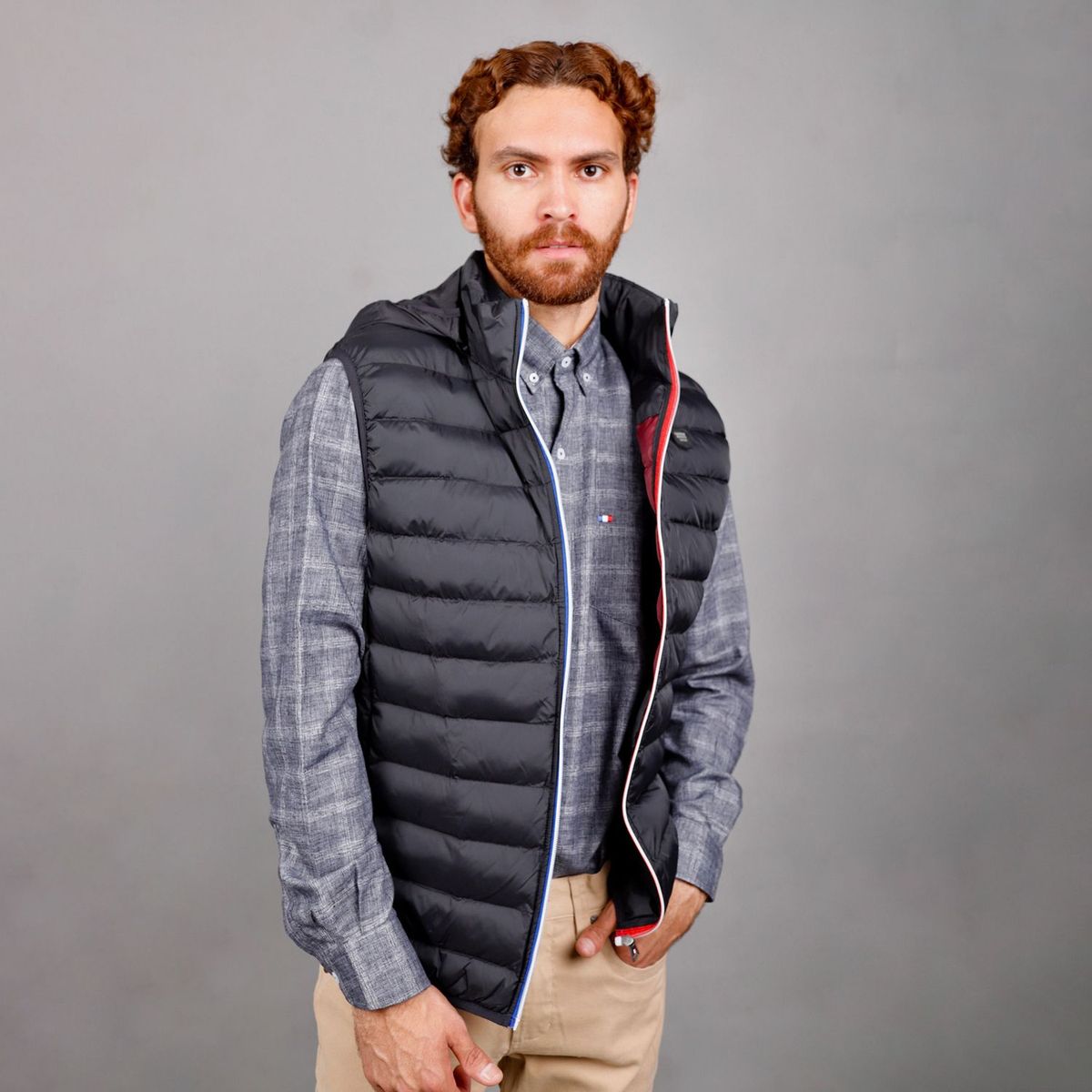 PIERRE CARDIN - Chaleco Casual Hombre Pierre Cardin