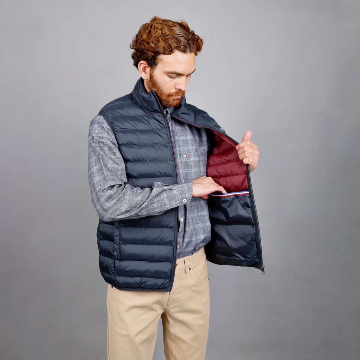 PIERRE CARDIN - Chaleco Casual Hombre Pierre Cardin