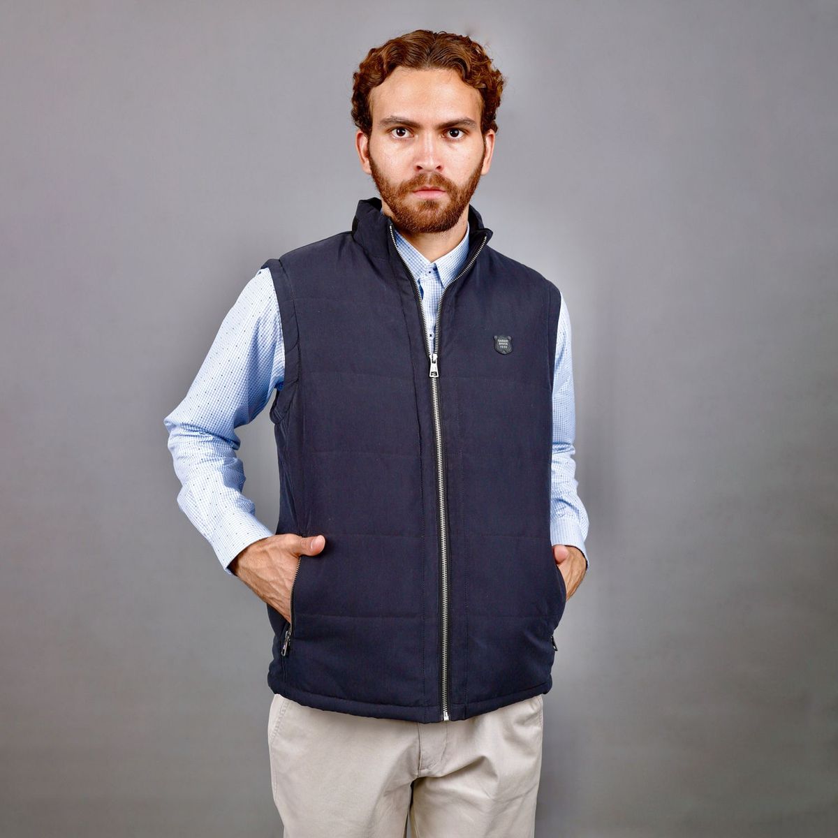 PIERRE CARDIN - Chaleco Casual Hombre Pierre Cardin