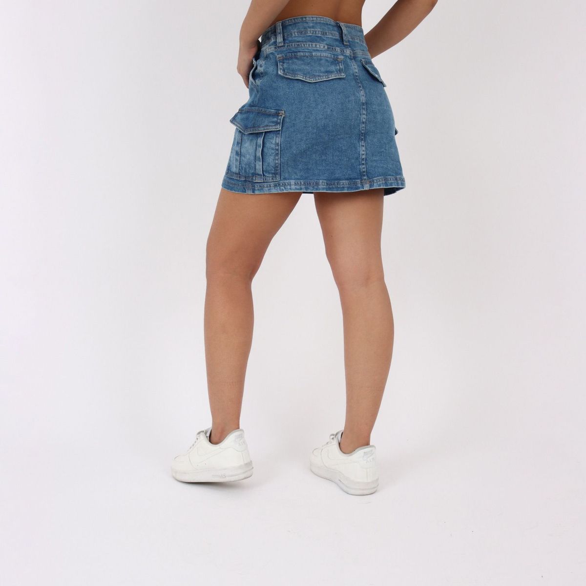 KAYRA POBLET - Falda Corta Algodón Mujer Kayra