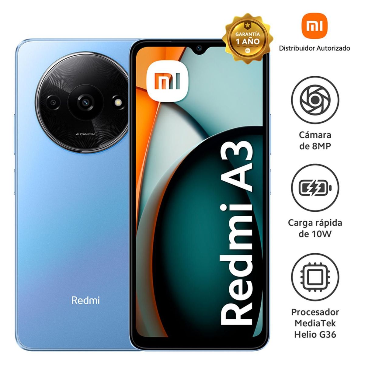 XIAOMI - Celular Redmi A3 3+64gb