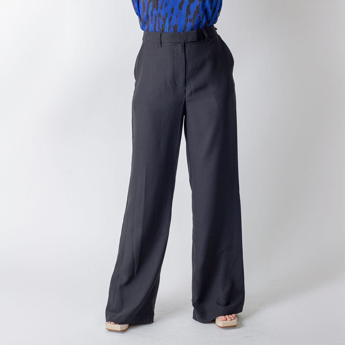 DKNY - Pantalón Wide Leg Mujer Dkny