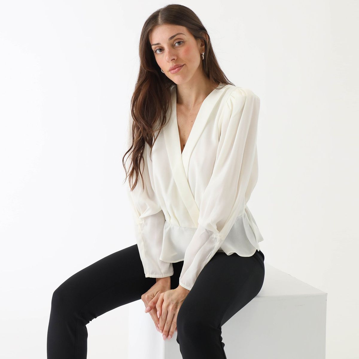 DKNY - Blusa Manga Larga Mujer Dkny