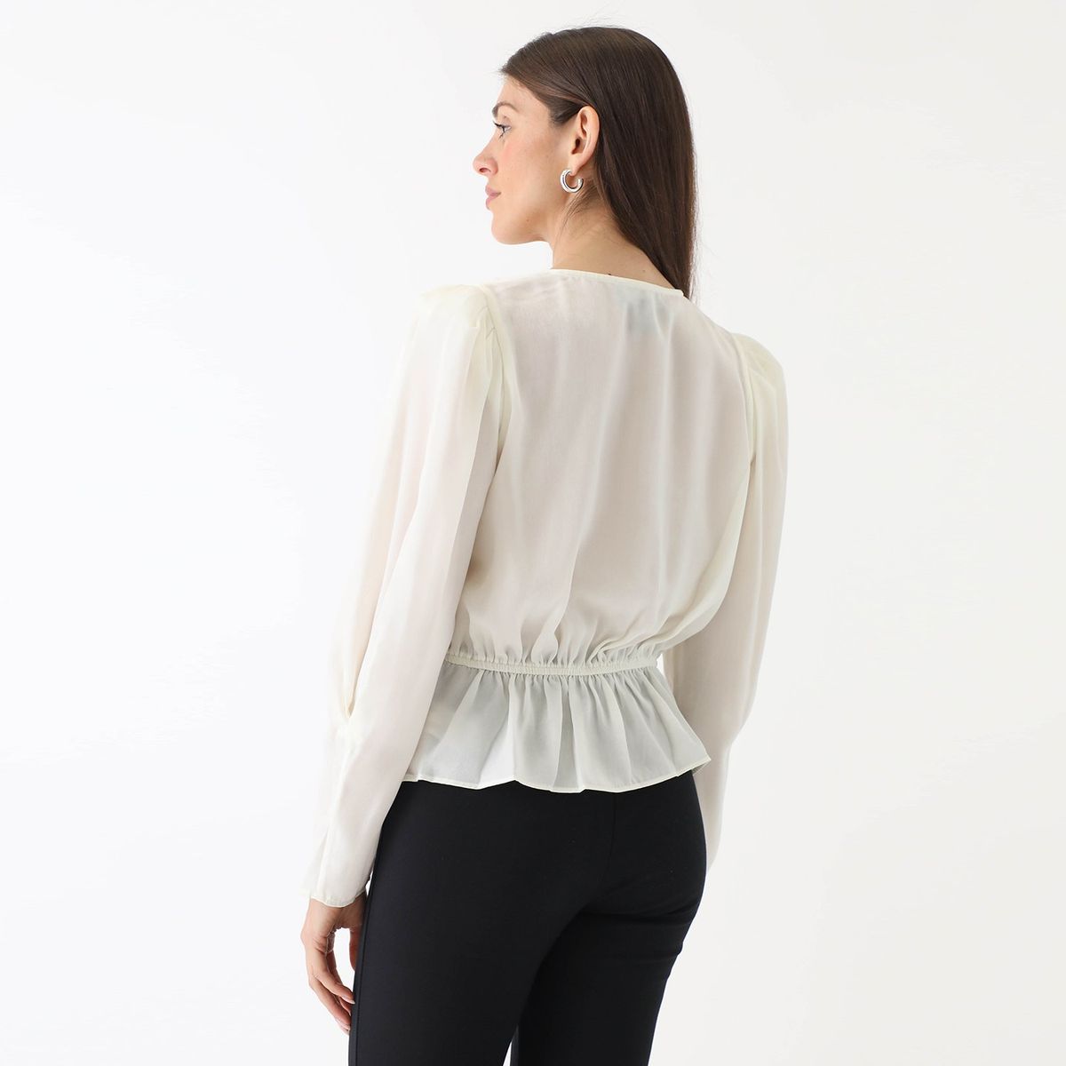 DKNY - Blusa Manga Larga Mujer Dkny