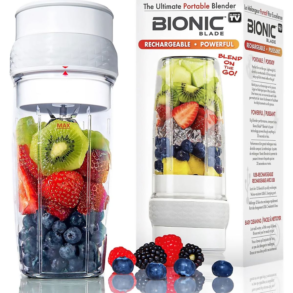  - Licuadora Personal Portátil - Bionic Blade Blender