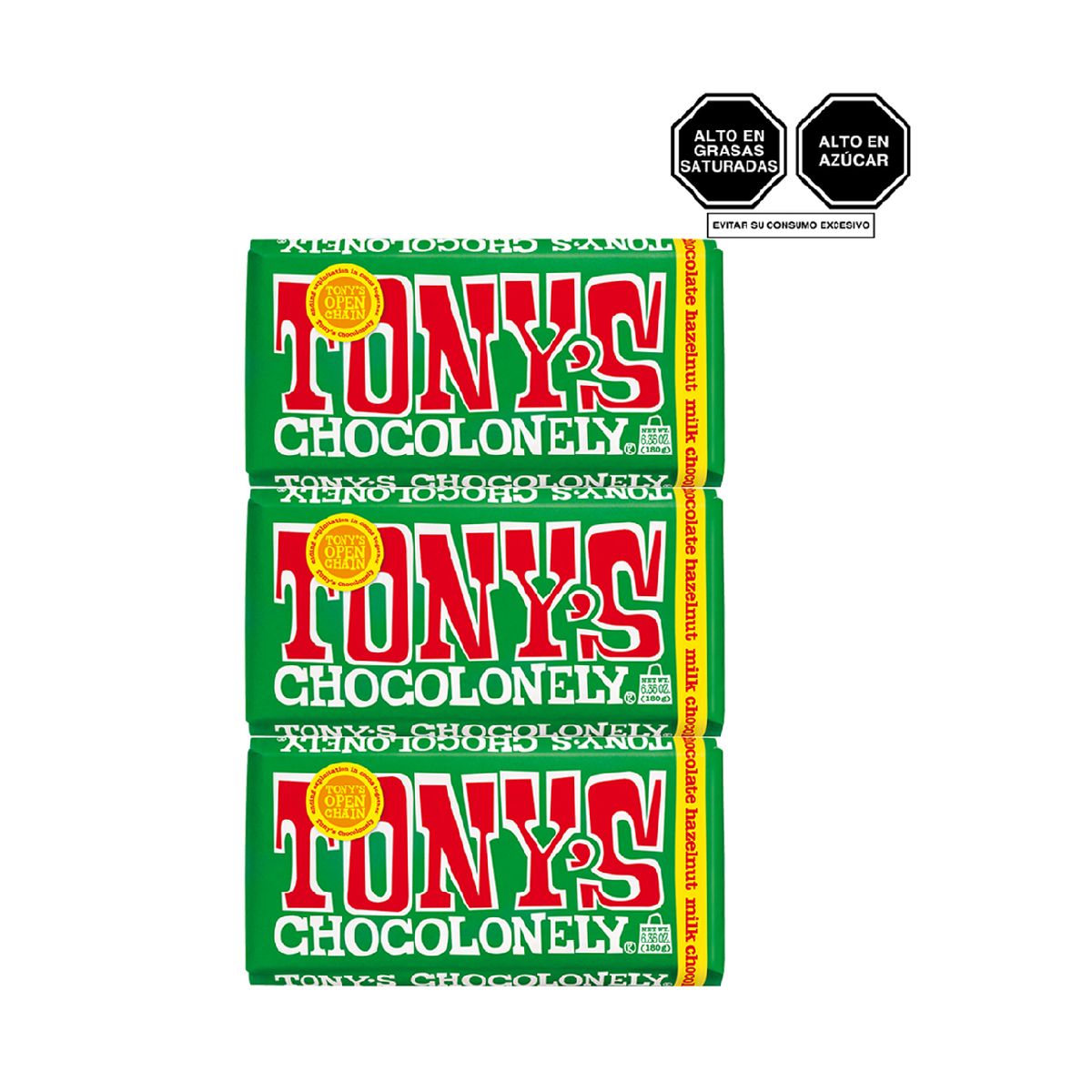 TONYS CHOCOLONELY - Chocolate Tonys Avellanas X3un