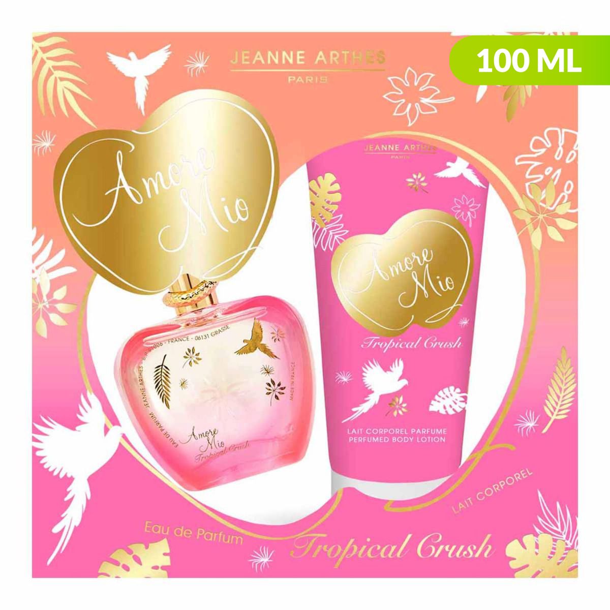 JEANNE ARTHES - Set Amore Mio Tropical Crush Edp 100 Ml + Body Lotion 200 Ml Mujer