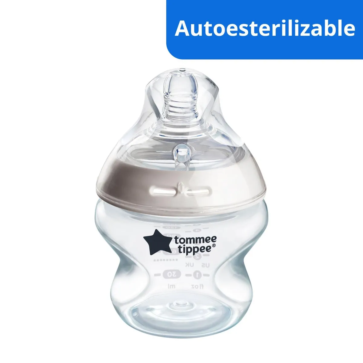 TOMMEE TIPPEE - Biberón Natural Start Autoesterilizable 5 Oz Tommee Tippee