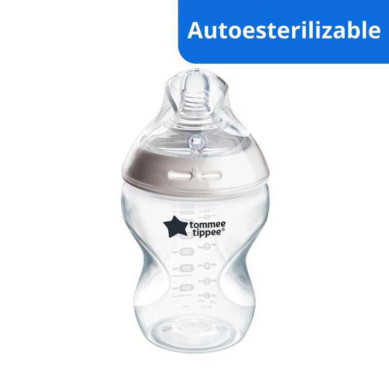 TOMMEE TIPPEE - Biberón Natural Start Autoesterilizable 9 Oz Tommee Tippee