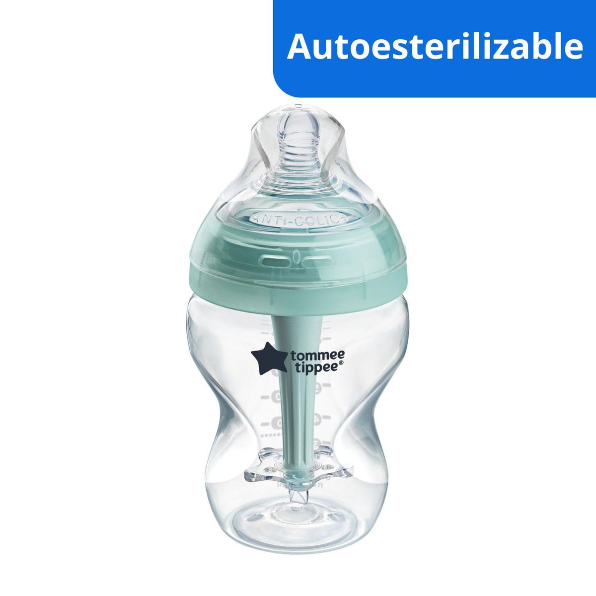 TOMMEE TIPPEE - Biberón anticolicos avanzado autoesterilizable 9oz