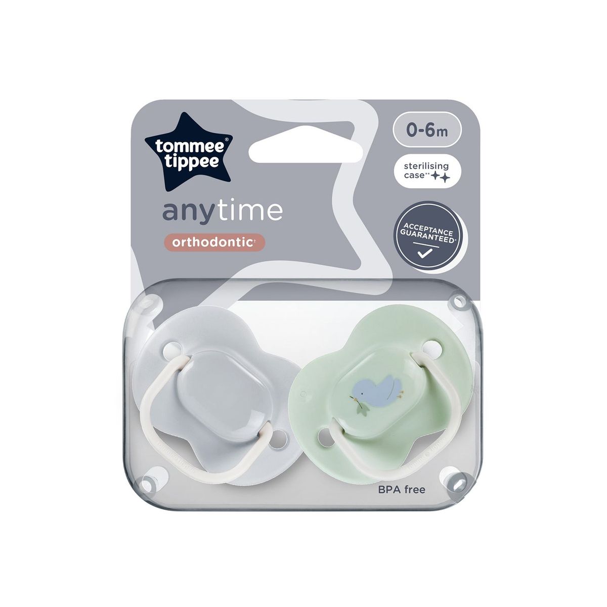 TOMMEE TIPPEE - Chupones Anytime 0-6m Niño Tommee Tippee