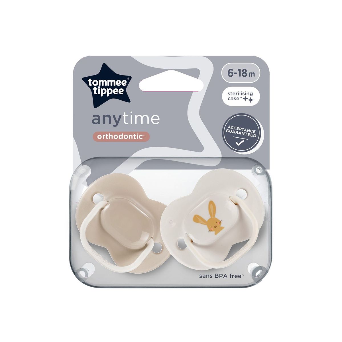 TOMMEE TIPPEE - Chupones Anytime 6-18m Niña Tommee Tippee