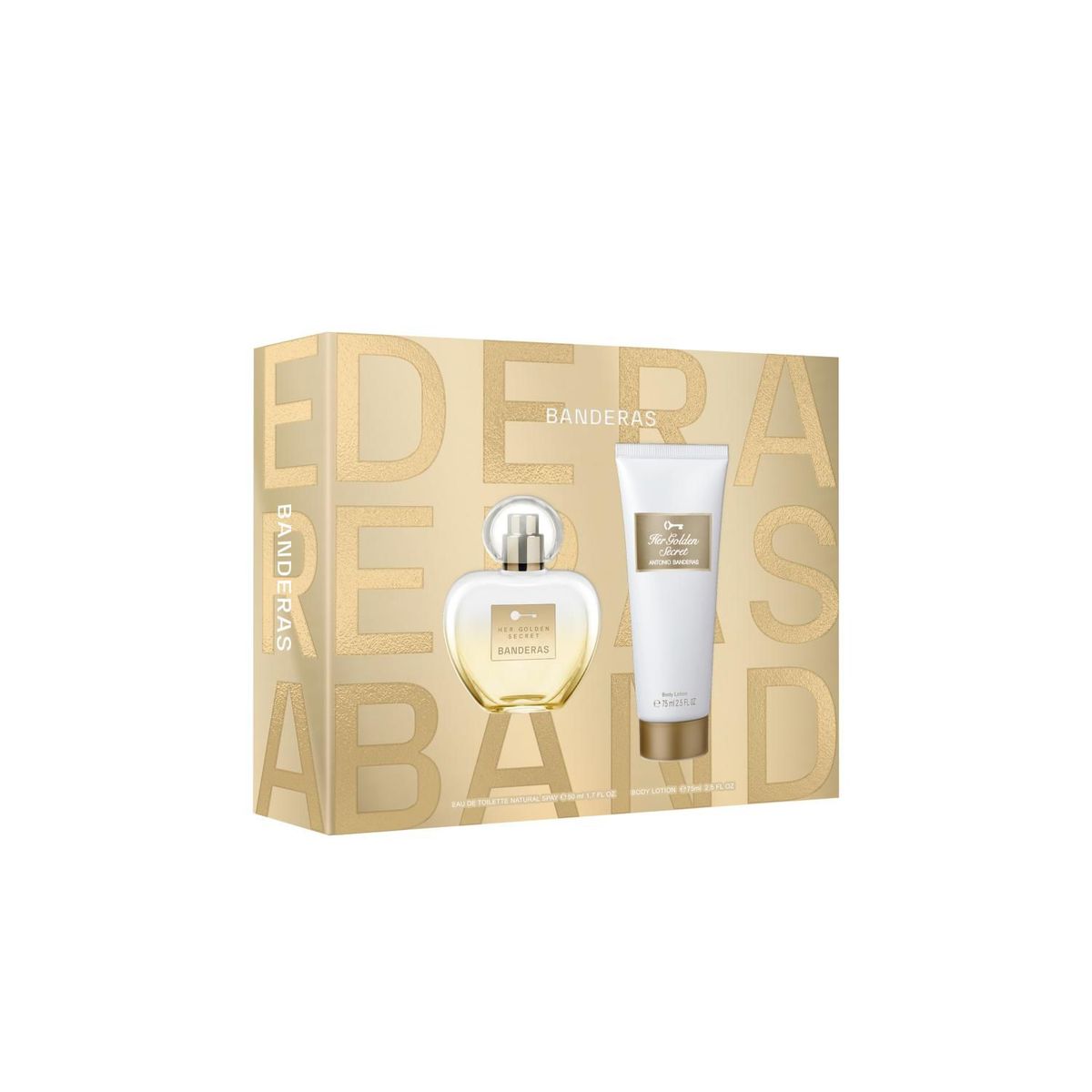 BANDERAS - Set Banderas Her Golden Secret 50ml Vp + Body Lotion 75ml