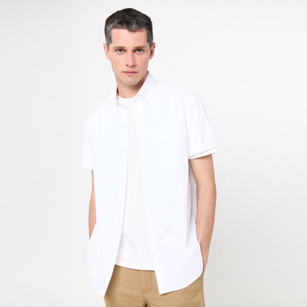 CORTEFIEL - Camisa Algodón Hombre Cortefiel