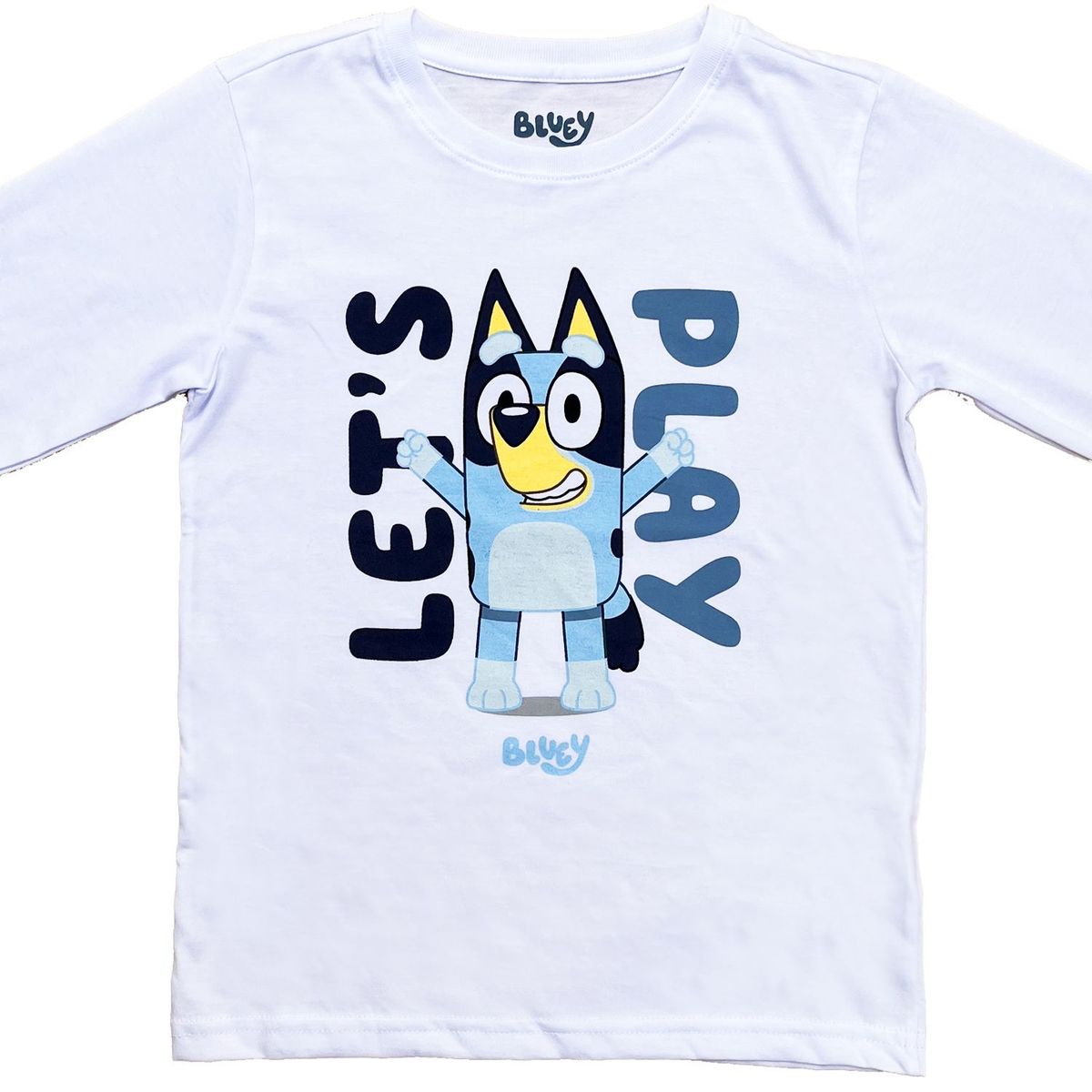 BLUEY - Polo Niño Manga Larga Algodón Bluey