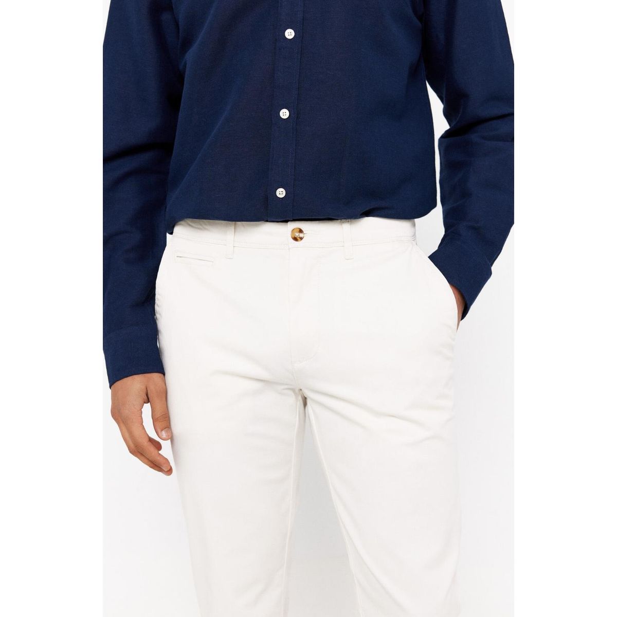 CORTEFIEL - Pantalón Algodón Hombre Cortefiel