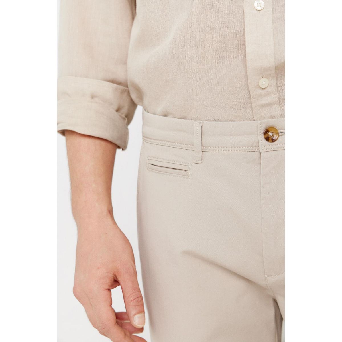 CORTEFIEL - Pantalón Algodón Hombre Cortefiel