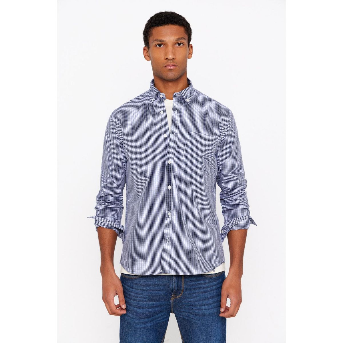 CORTEFIEL - Camisa 100% Algodón Hombre Cortefiel