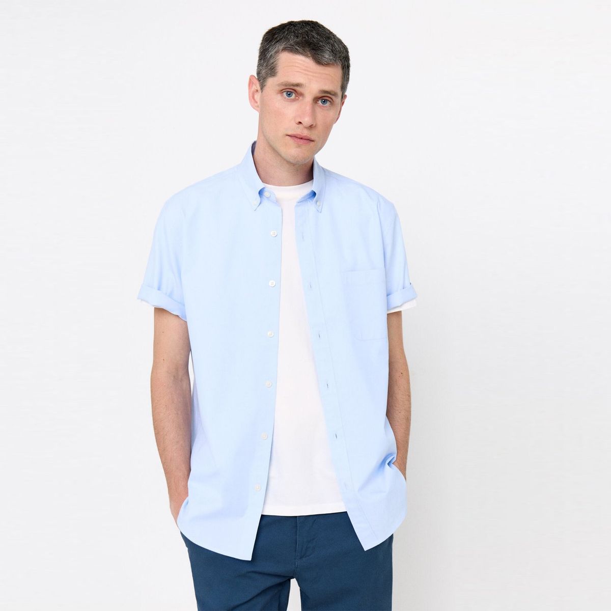 CORTEFIEL - Camisa Algodón Hombre Cortefiel