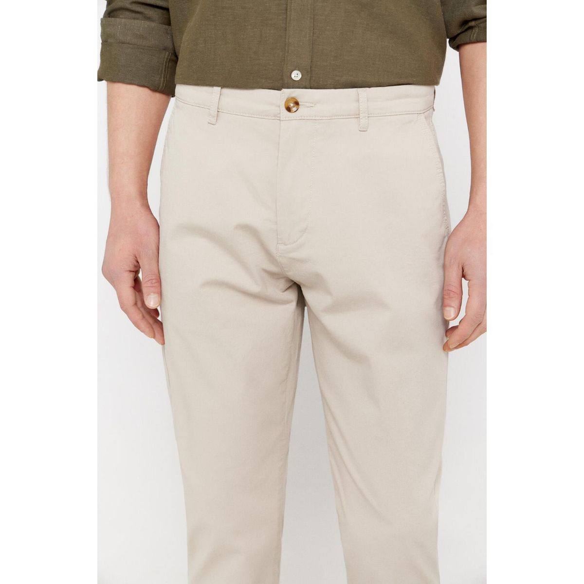 CORTEFIEL - Pantalón Algodón Hombre Cortefiel