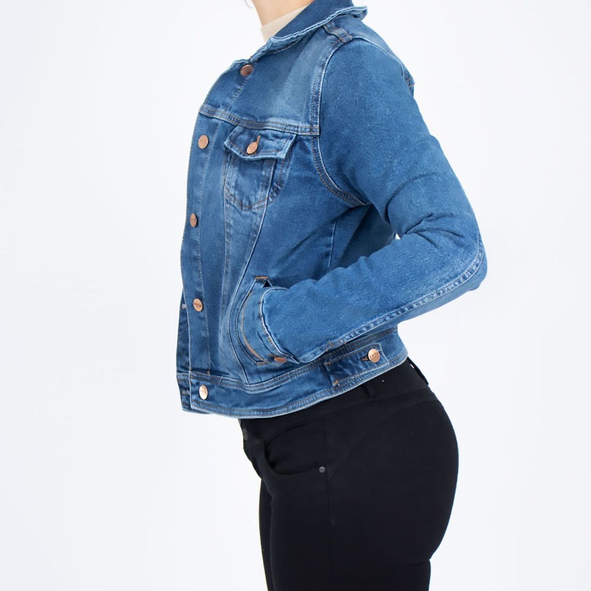 KAYRA POBLET - Casaca Jean Mujer Kayra