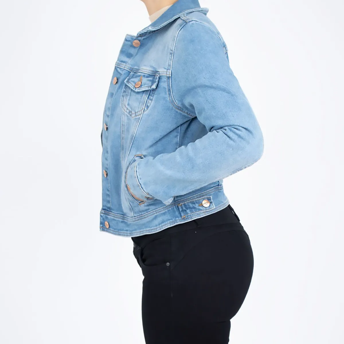 KAYRA POBLET - Casaca Jean Mujer Kayra