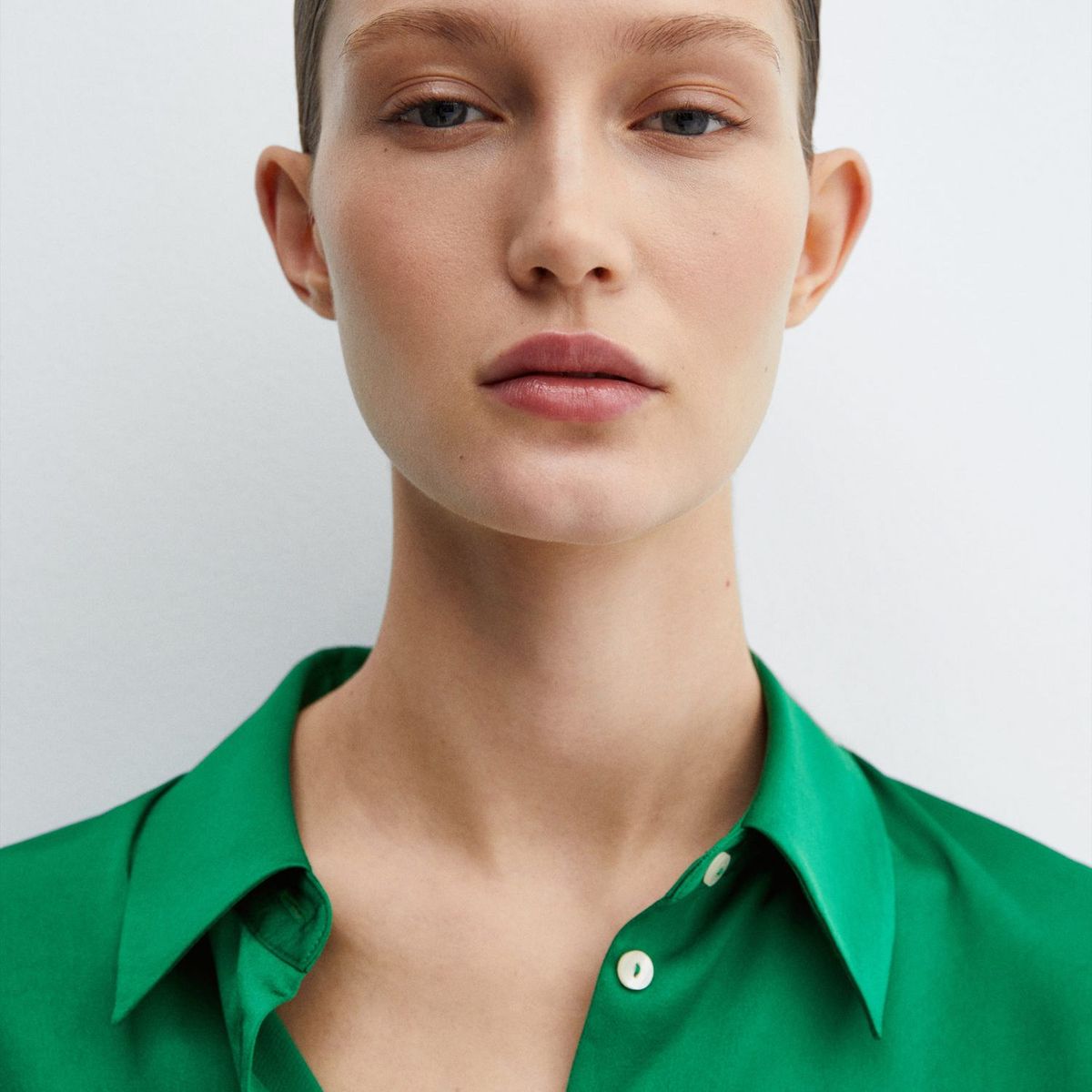 MANGO - Blusa Casual Mujer Mango