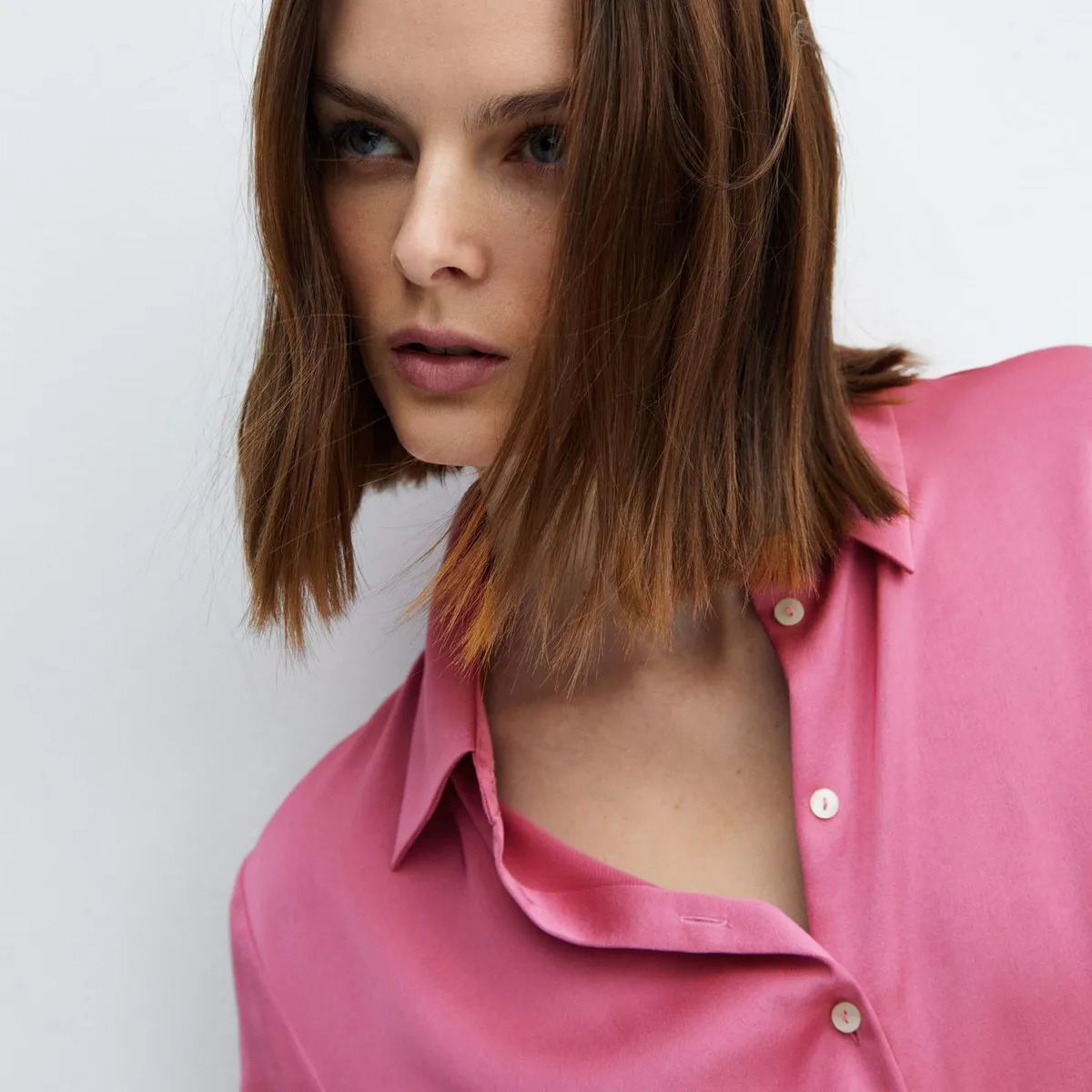 MANGO - Blusa Casual Mujer Mango