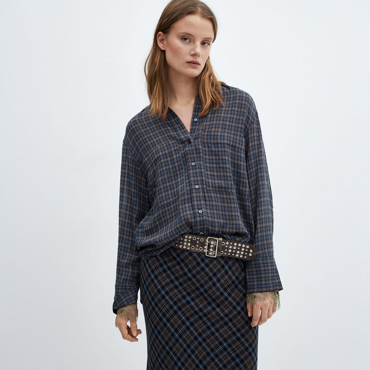 MANGO - Camisa Casual Mango Mujer