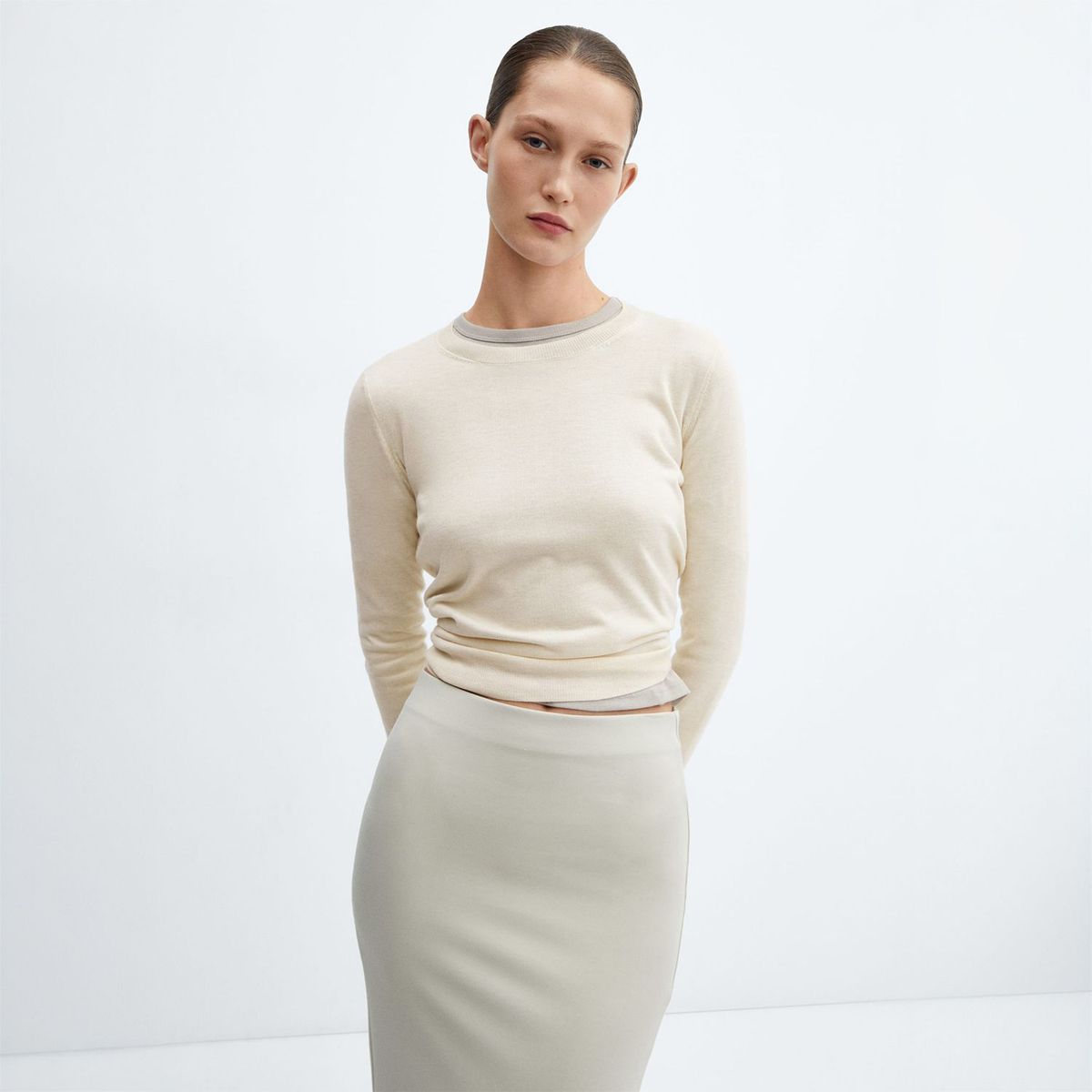 MANGO - Chompa Casual Mujer Mango