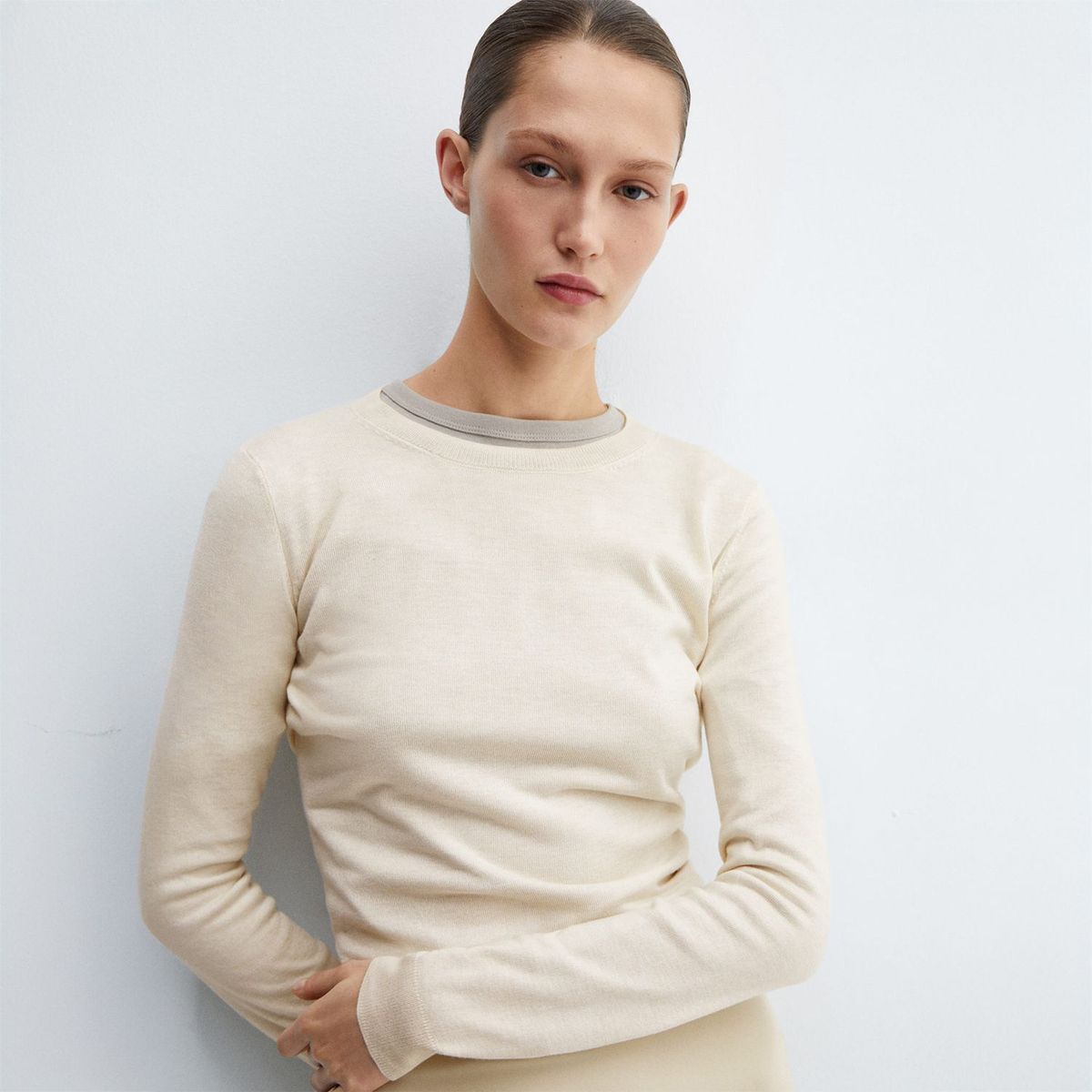 MANGO - Chompa Casual Mujer Mango