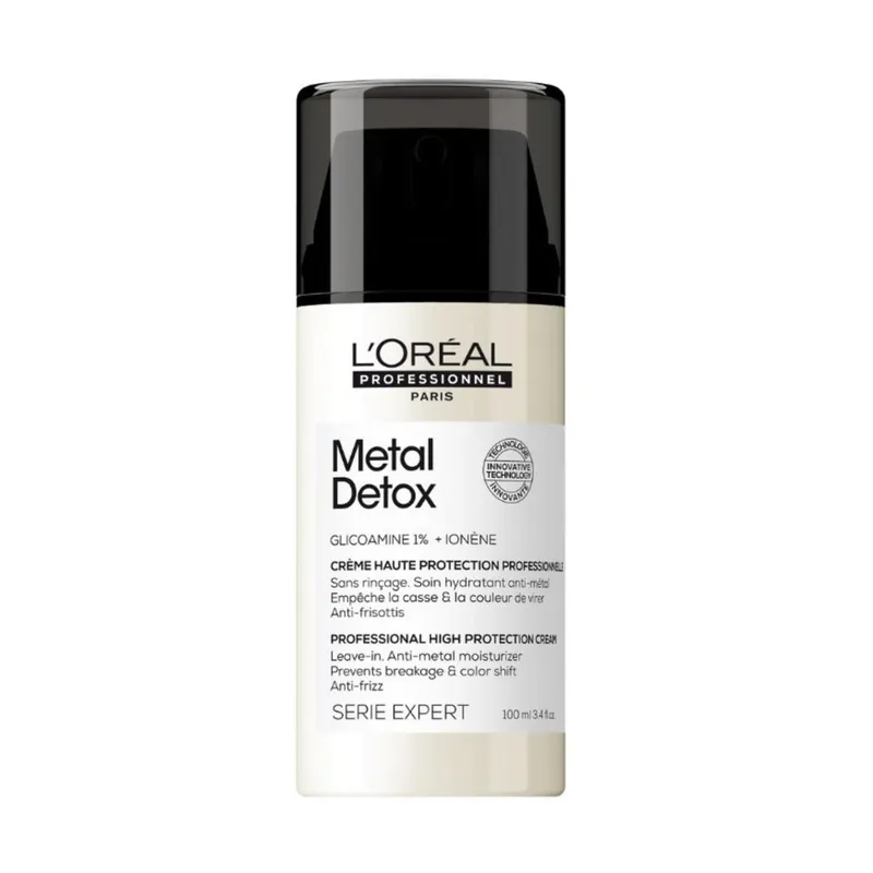 LOREAL PROFESSIONNEL - Termoprotector En Crema Para Peinar Metal Detox Para Todo Tipo De Cabello Loreal Professionnel  100Ml