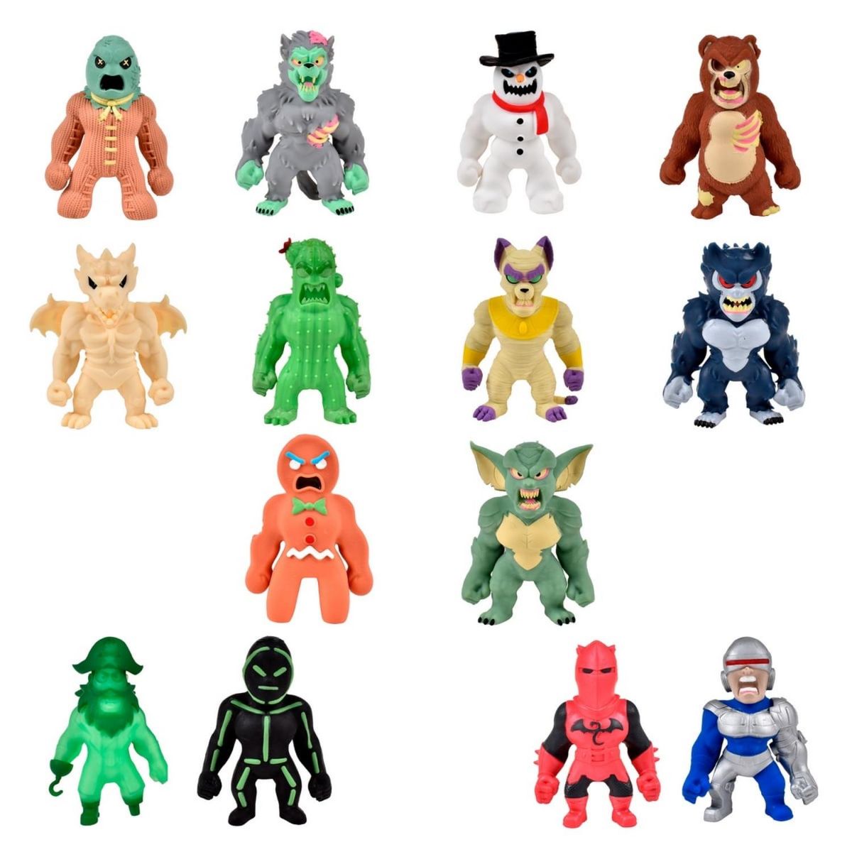 DIRAMIX - Figura Strech De Goma De 15 Cm Monster Flex