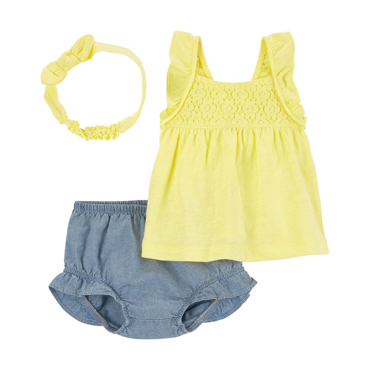 CARTER'S - Conjunto 3 Piezas Bebé Niña Algodón Carters