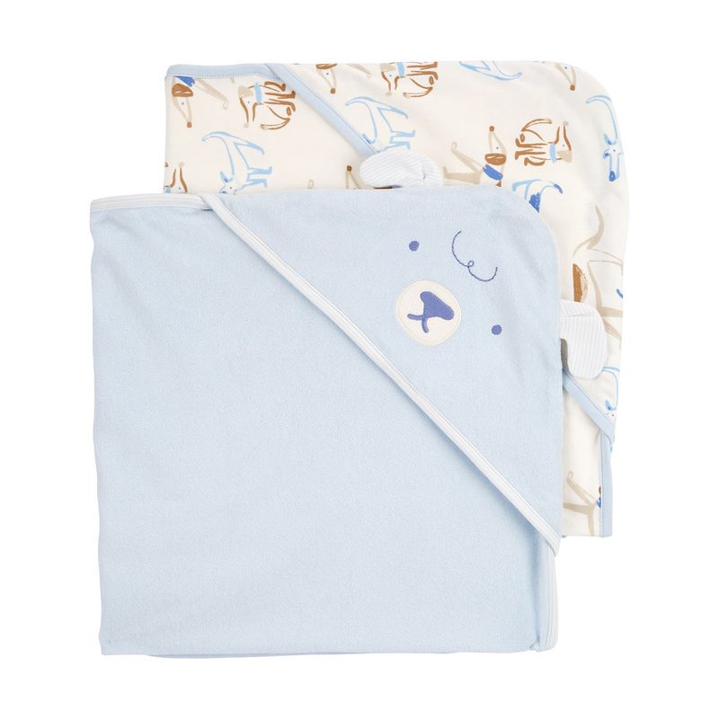 CARTER'S - Toalla Pack X2 Bebé Niño Algodón Algodón Carters