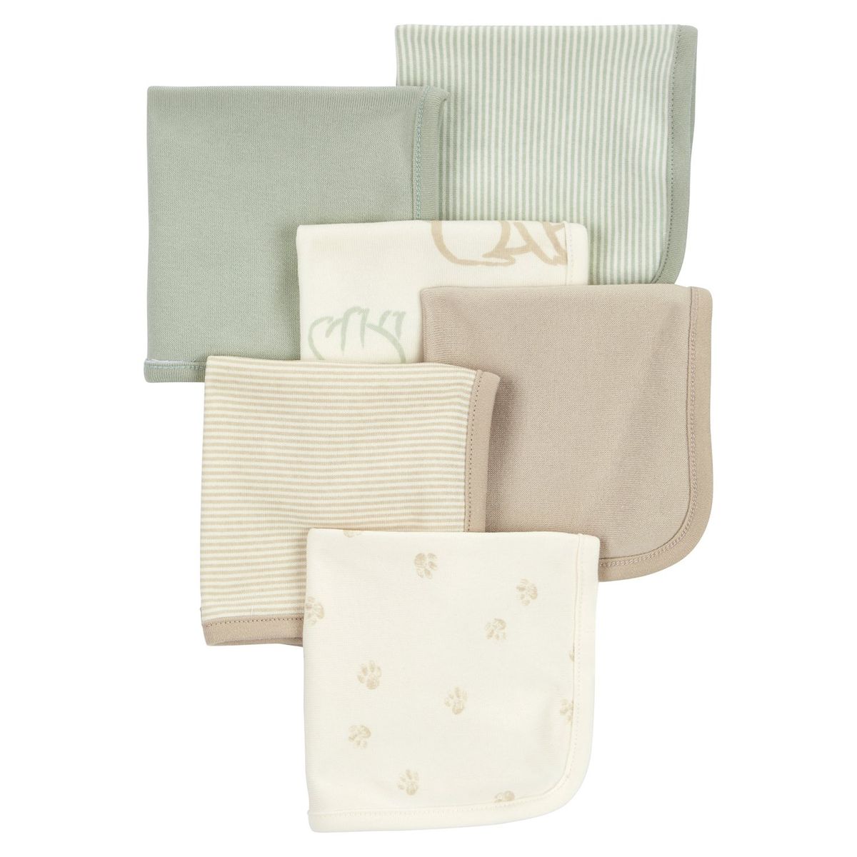 CARTER'S - Toalla Pack X6 Bebé Niño Niña Carters