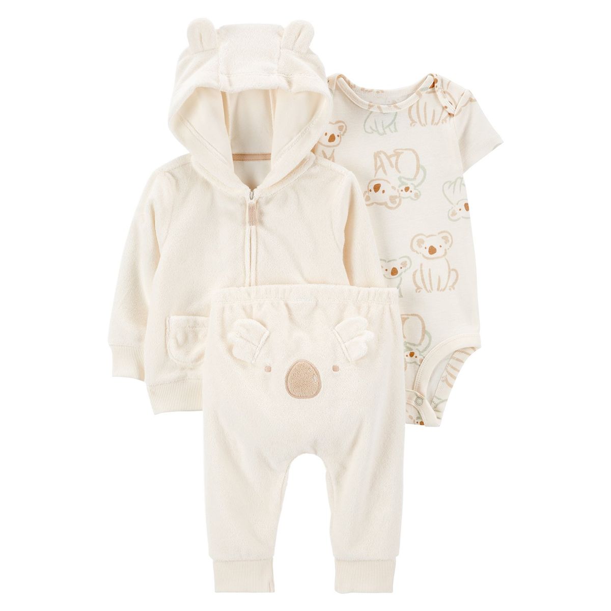 CARTER'S - Conjunto Bebé Niño Niña 3 Piezas Algodón Carters