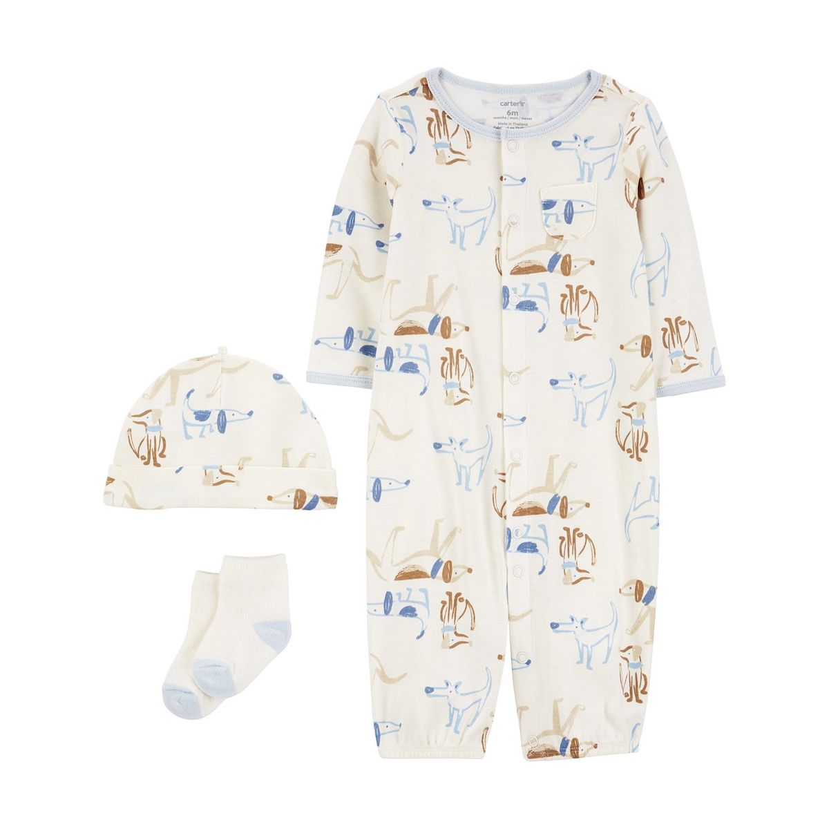 CARTER'S - Conjunto Bebé Niño 3 Piezas Algodón Carters