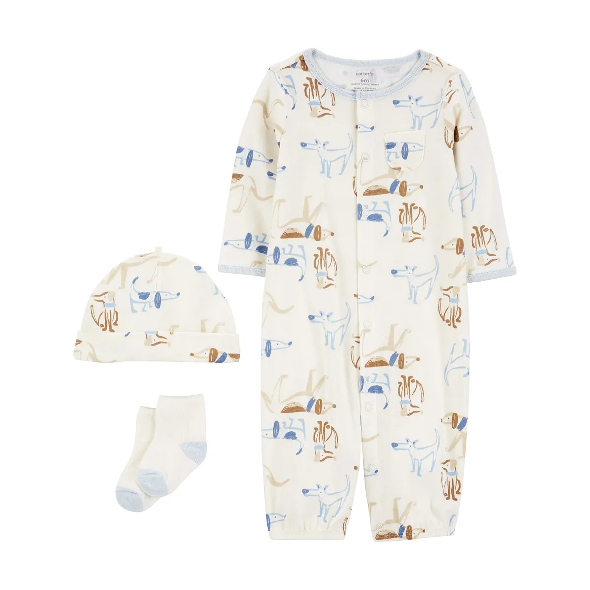 CARTER'S - Conjunto Bebé Niño 3 Piezas Algodón Carters