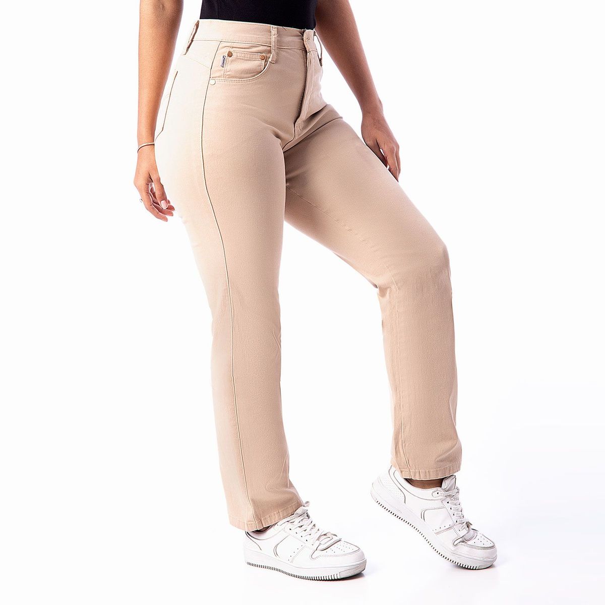PIONIER - Pantalon Recto Algodón Mujer Pionier